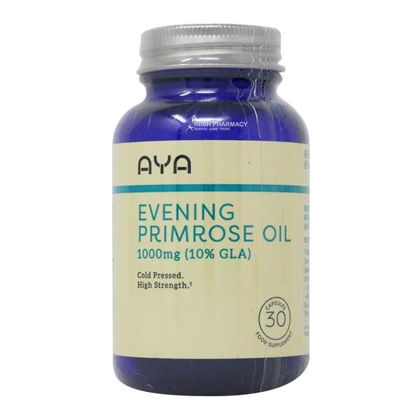 Aya Evening Primrose Oil 30 Capsules Vitamins &amp; Supplements Aya Evening Primrose Oil 30 Capsules
