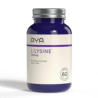 AYA L-Lysine 500mg 60 Tablets Vitamins &amp; Supplements AYA L-Lysine 500mg 60 Tablets | Amino Acid Supplement Ireland