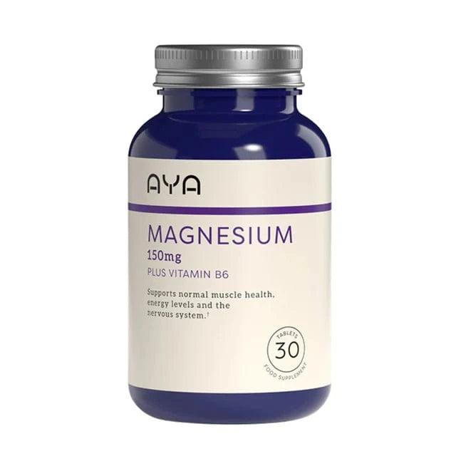 AYA Magnesium 150mg Tablets with B6 30 Pack Vitamins & Supplements AYA Magnesium 150mg Tablets with B6 30 Pack