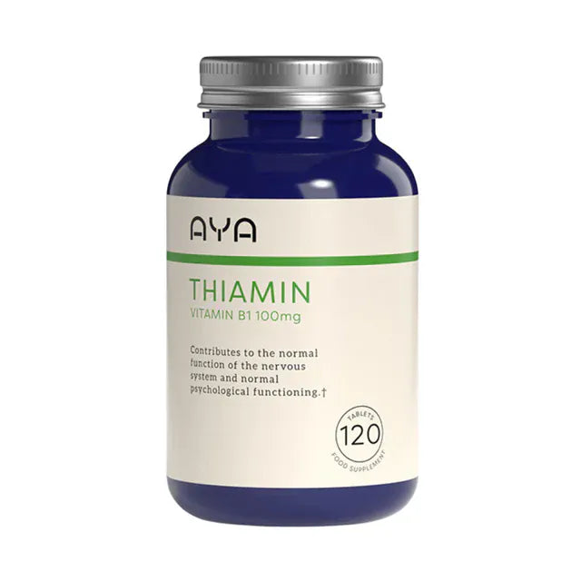 AYA Vitamin B1 Thiamin 100mg Tablets Vitamins &amp; Supplements AYA Vitamin B1 Thiamin 100mg Tablets