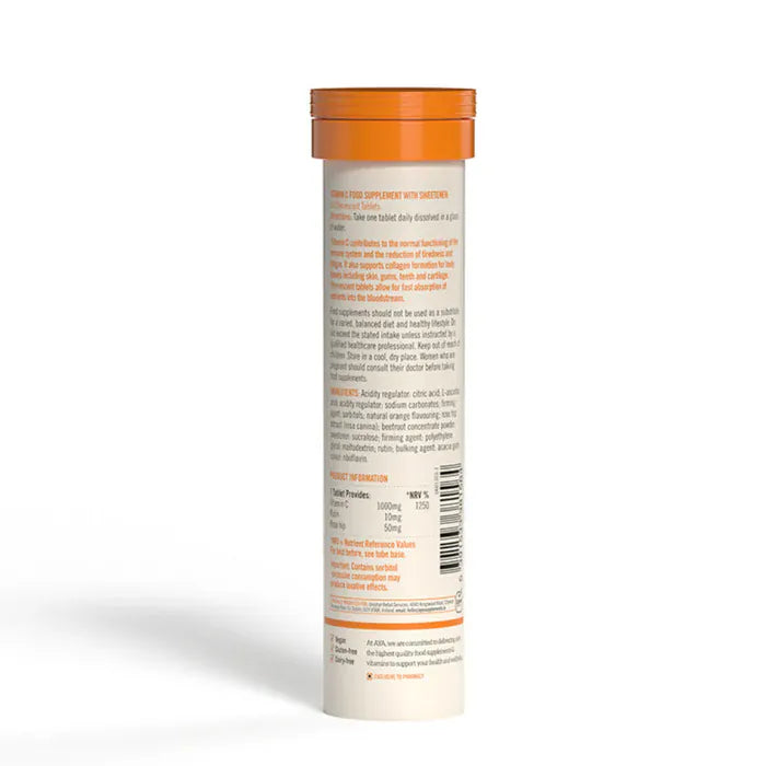 AYA Vitamin C 1000mg Effervescent Tablets 20 Vitamins &amp; Supplements AYA Vitamin C 1000mg Effervescent Tablets 20 | Immune Support Ireland