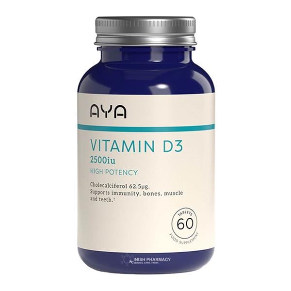 AYA Vitamin D3 2500iu Tablets 60 Tablets Vitamins & Supplements AYA Vitamin D3 2500iu Tablets 60 Tablets