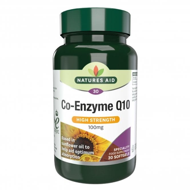 Co Enzyme Q10 100mg Natures Aid (30) Vitamins & Supplements