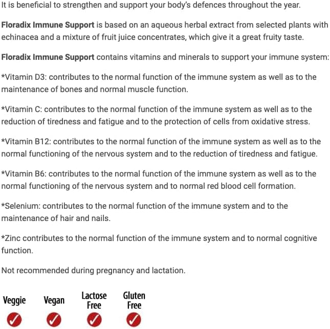 Floradix Immune Support 250ml Vitamins & Supplements