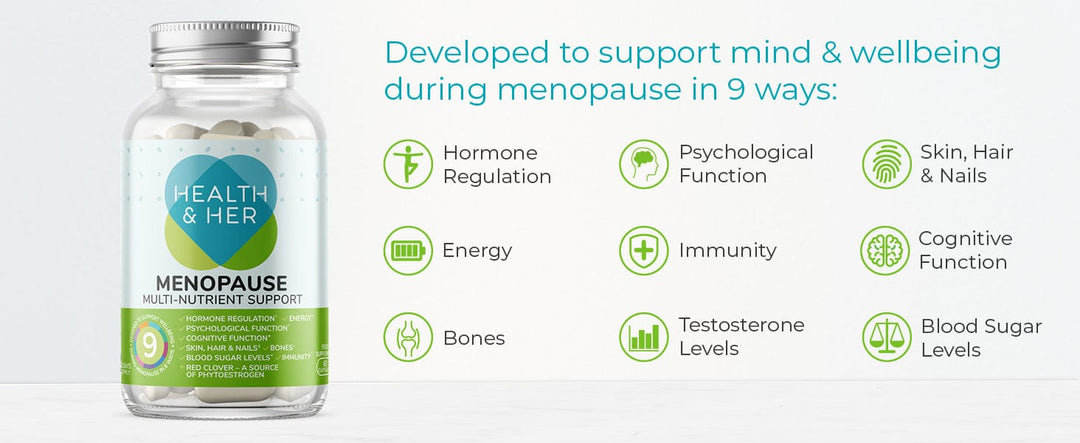 Health & Her Menopause Multi Nutrient Supplement 60 Vitamins & Supplements