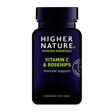 Higher Nature Vitamin C & Rosehips 90 Vitamins & Supplements