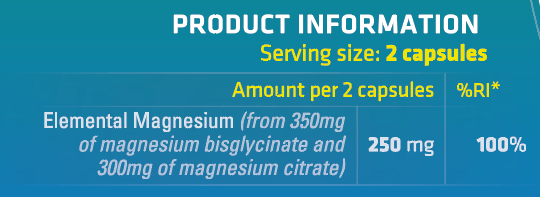 MAGduo Magnesium Bisglycinate & Citrate Blend 60 Vitamins & Supplements