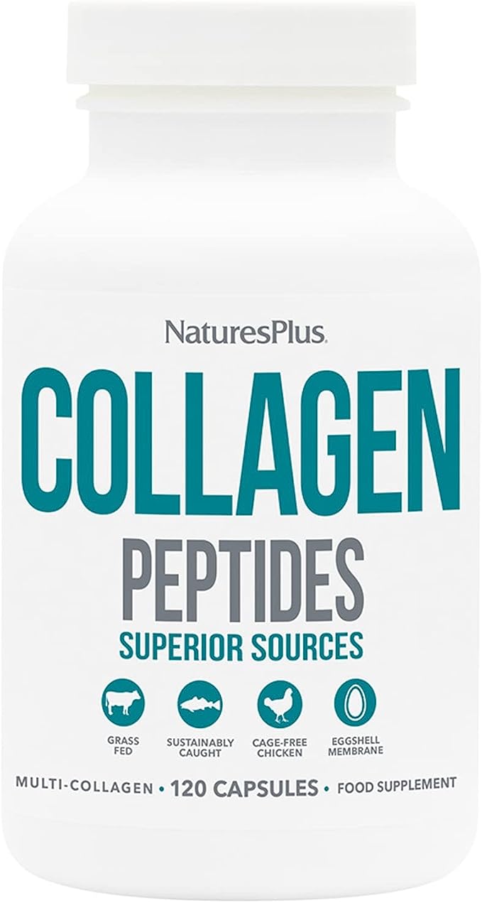 Natures Plus Collagen Peptides 120 Capsules Vitamins & Supplements