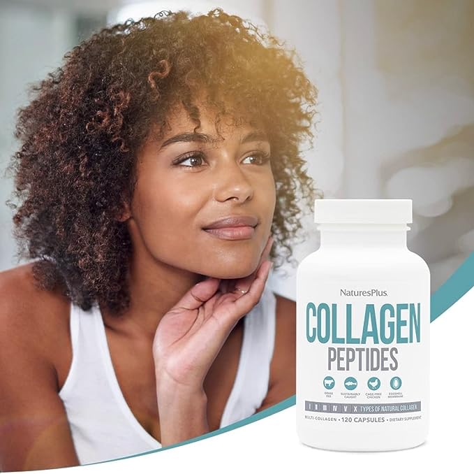 Natures Plus Collagen Peptides 120 Capsules Vitamins & Supplements