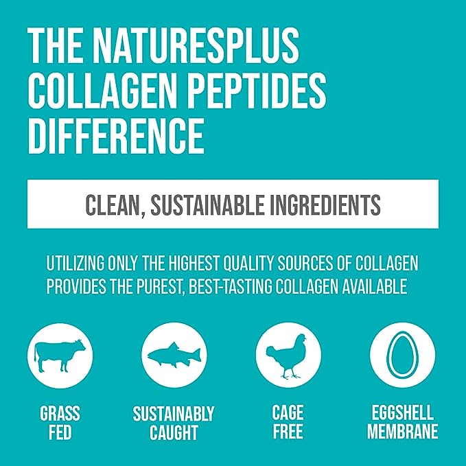 Natures Plus Collagen Peptides 120 Capsules Vitamins & Supplements