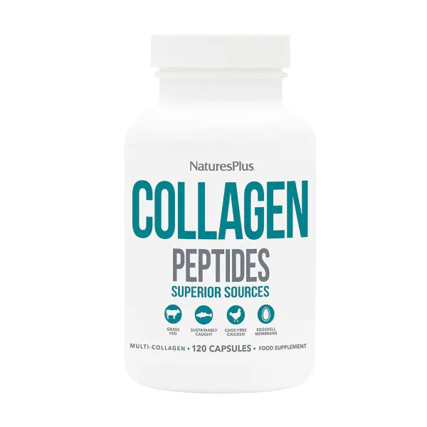 Natures Plus Collagen Peptides Capsules 120 Vitamins & Supplements Natures Plus Collagen Peptides Capsules 120 | 2000mg Collagen Ireland