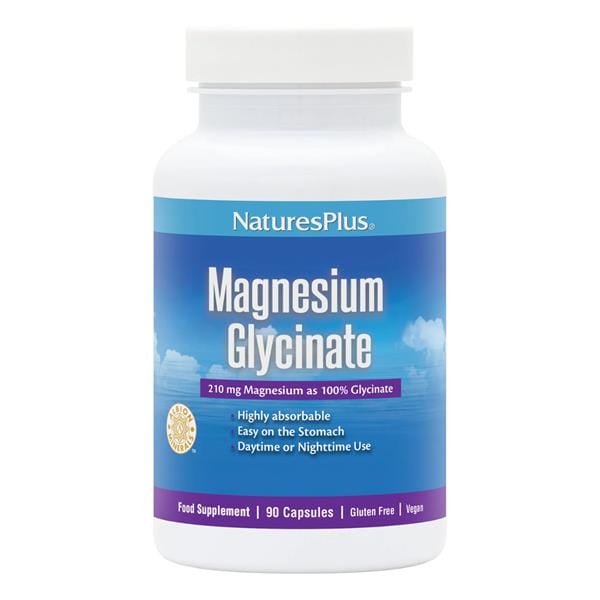 Natures Plus Magnesium Glycinate 90 Capsules Vitamins & Supplements Natures Plus Magnesium Glycinate 90 Capsules