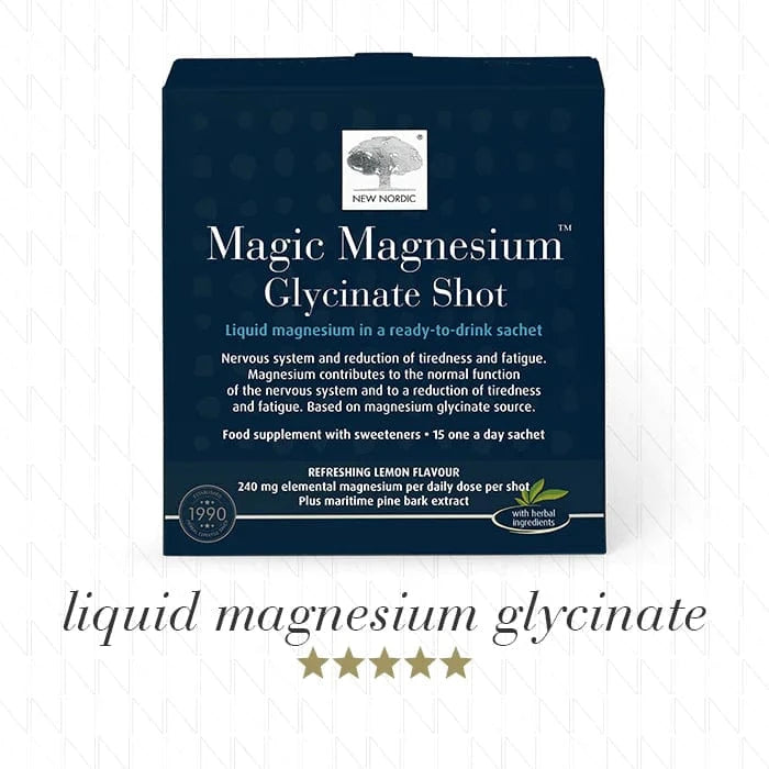 New Nordic Magic Magnesium™ Glycinate Shot Liquid magnesium - ready-to-drink Vitamins & Supplements New Nordic Magic Magnesium™ Glycinate Shot Liquid magnesium - ready-to-drink