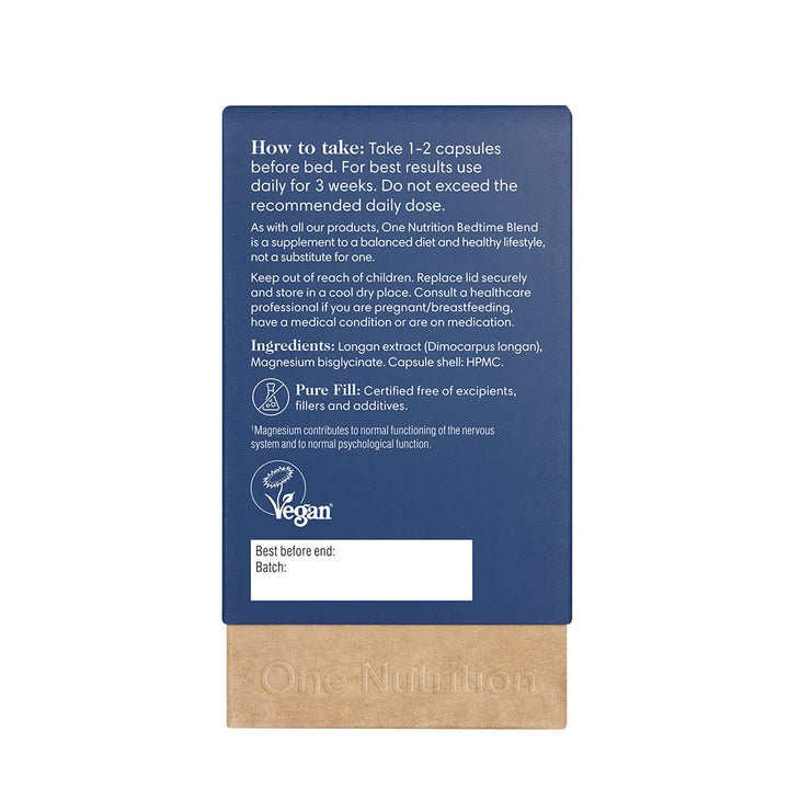 One Nutrition Bedtime Blend 50 Capsules Vitamins &amp; Supplements One Nutrition Bedtime Blend 50 Capsules