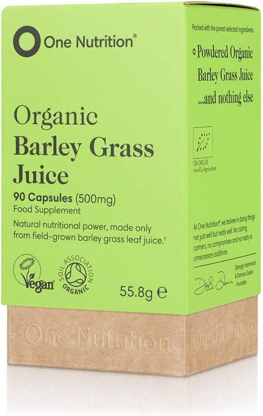 One Nutrition Organic Barley Grass Juice (90 Capsules) Vitamins & Supplements