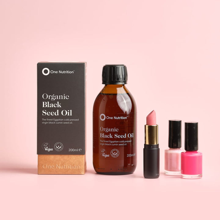 One Nutrition Organic Black Seed Oil (200ml) Vitamins &amp; Supplements One Nutrition Organic Black Seed Oil (200ml)