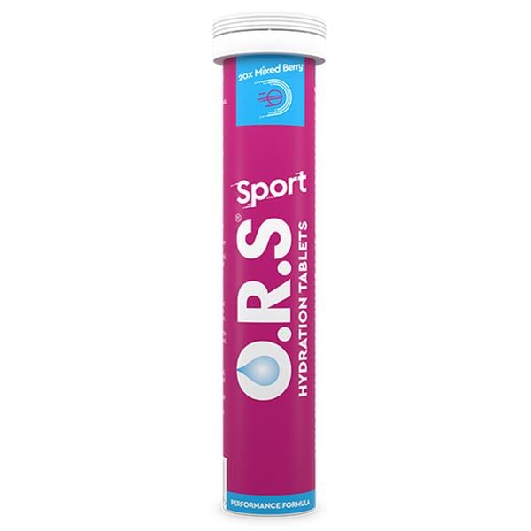 ORS Oral Hydration Sport Mixed Berry 20 Tablets Vitamins &amp; Supplements ORS Oral Hydration Sport Mixed Berry 20 Tablets