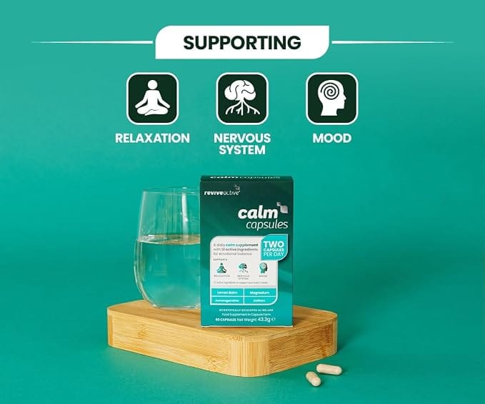 Revive Active Calm Capsules 60 Vitamins &amp; Supplements Revive Active Calm Capsules 60 Ireland | Relaxation Support Supplement