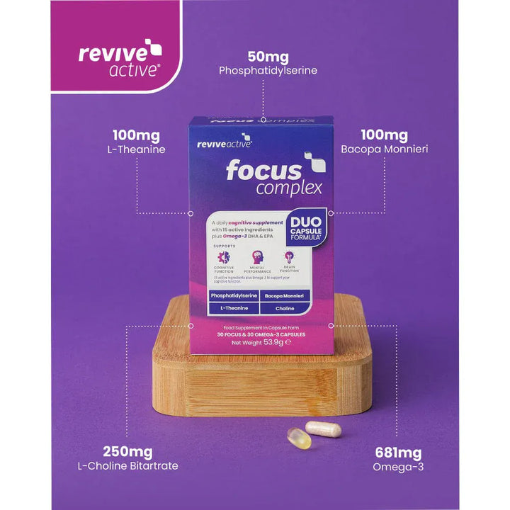 Revive Active Focus 60 Capsules Vitamins & Supplements Revive Active Focus 60 Capsules