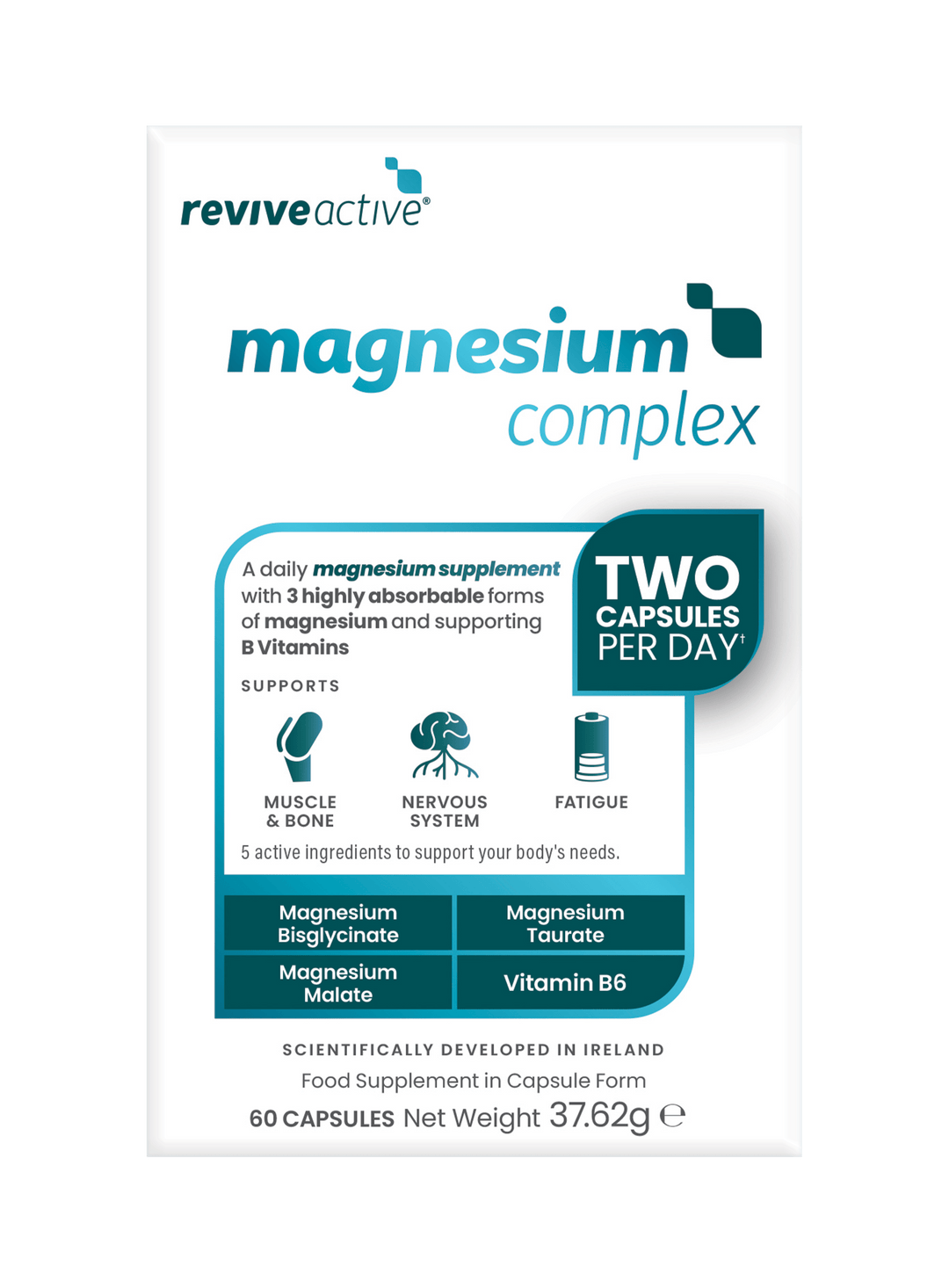 Revive Active Magnesium Complex 60 Vitamins & Supplements Revive Active Magnesium Complex 60