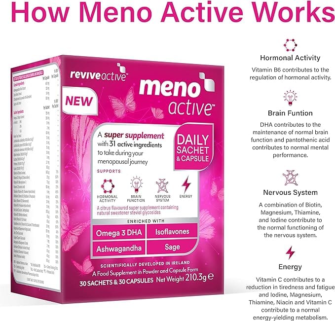 Revive Active Meno Active 30 Vitamins & Supplements