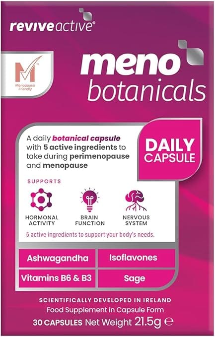 Revive Active Meno Botanicals 30 Capsules Vitamins &amp; Supplements Revive Active Meno Botanicals 30 Capsules Ireland | Menopause Support