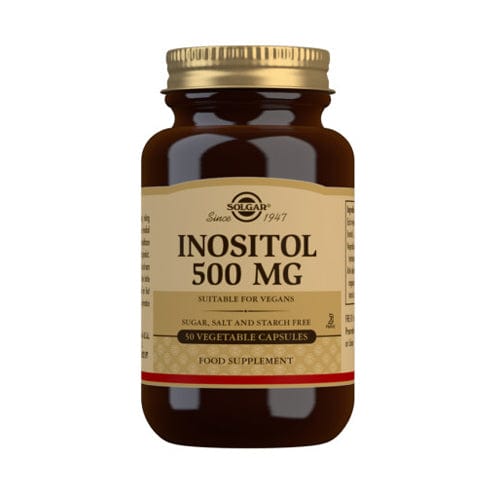 Solgar Inositol 500mg 50 Capsules Vitamins & Supplements