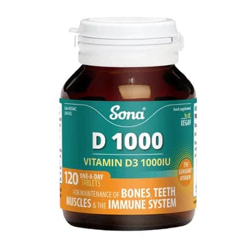 Sona D 1000 Vitamin D3 1000iu 120 Tablets (Copy) Vitamins & Supplements Sona D 1000 Vitamin D3 1000iu 120 Tablets (Copy)