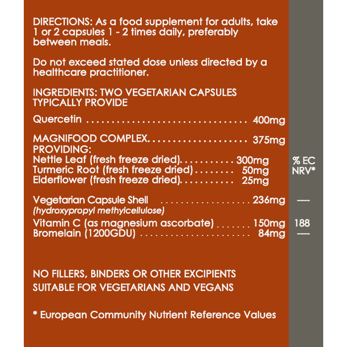 TerraNova Quercetin Nettle Complex 50 Vitamins & Supplements