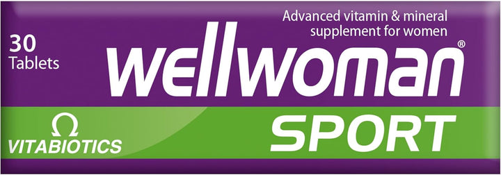 Vitabiotics Wellwoman Sport 30 Tablets Vitamins &amp; Supplements Vitabiotics Wellwoman Sport 30 Tablets | Women’s Fitness Vitamins Ireland