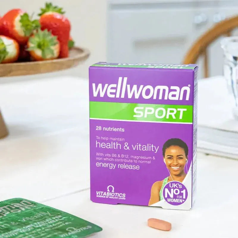 Vitabiotics Wellwoman Sport 30 Tablets Vitamins &amp; Supplements Vitabiotics Wellwoman Sport 30 Tablets | Women’s Fitness Vitamins Ireland