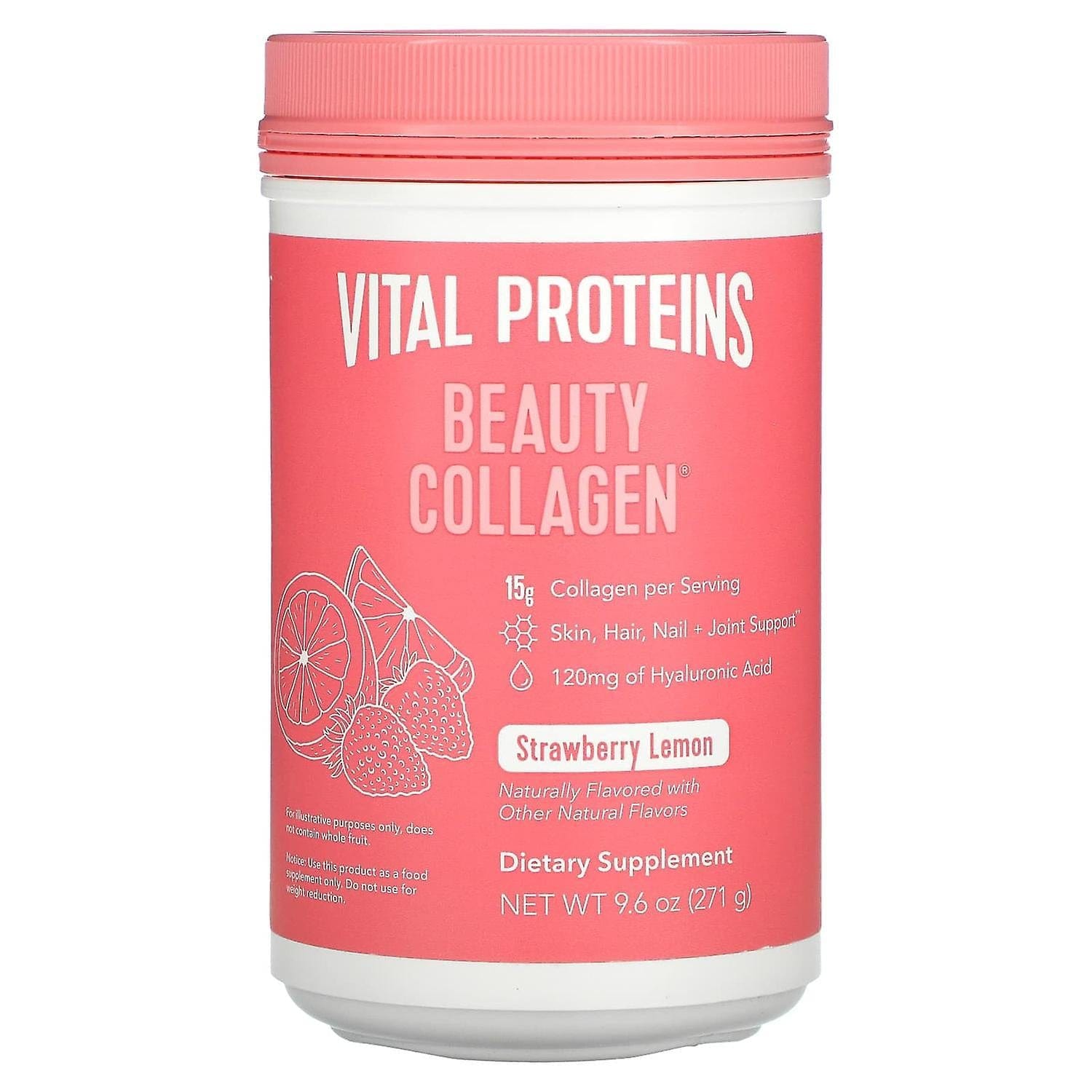 Vital Proteins Beauty Collagen Strawberry Lemon 271g - Image 2