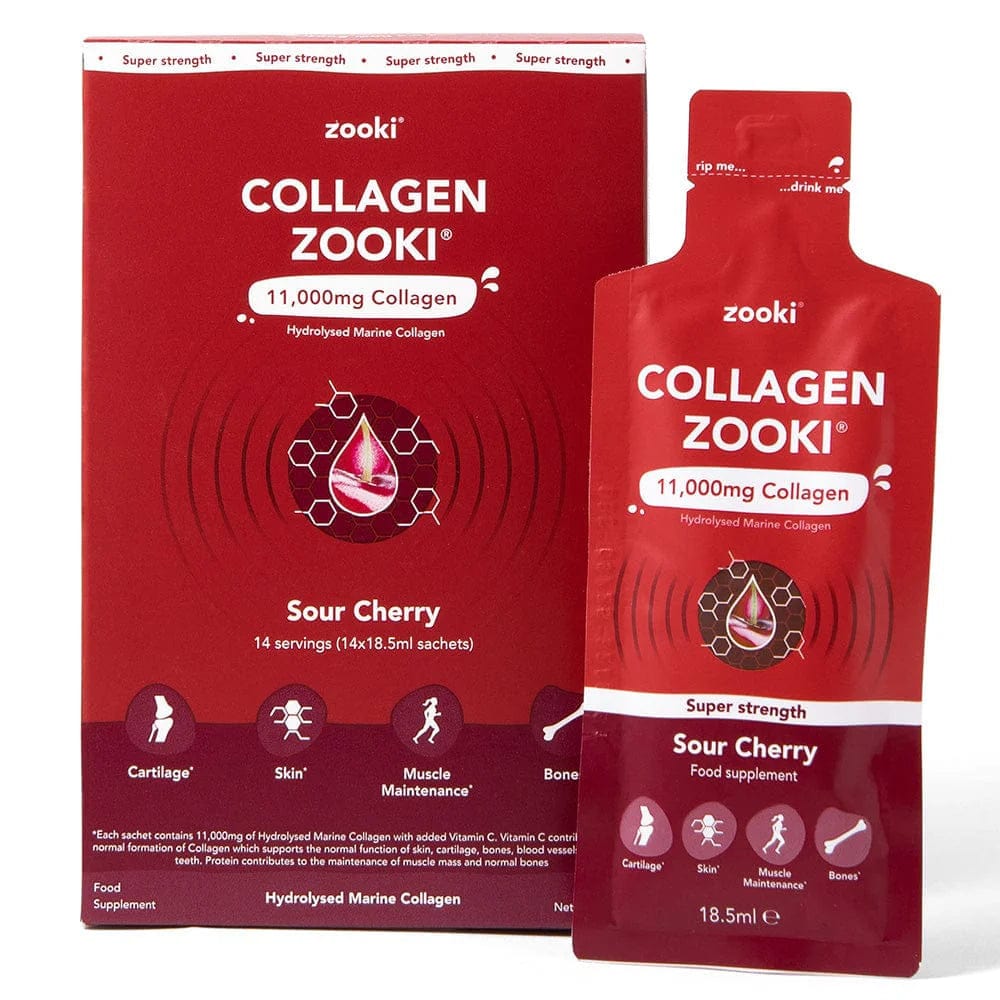 Zooki Super Strength Collagen Sour Cherry 30 Sachets - Image 2