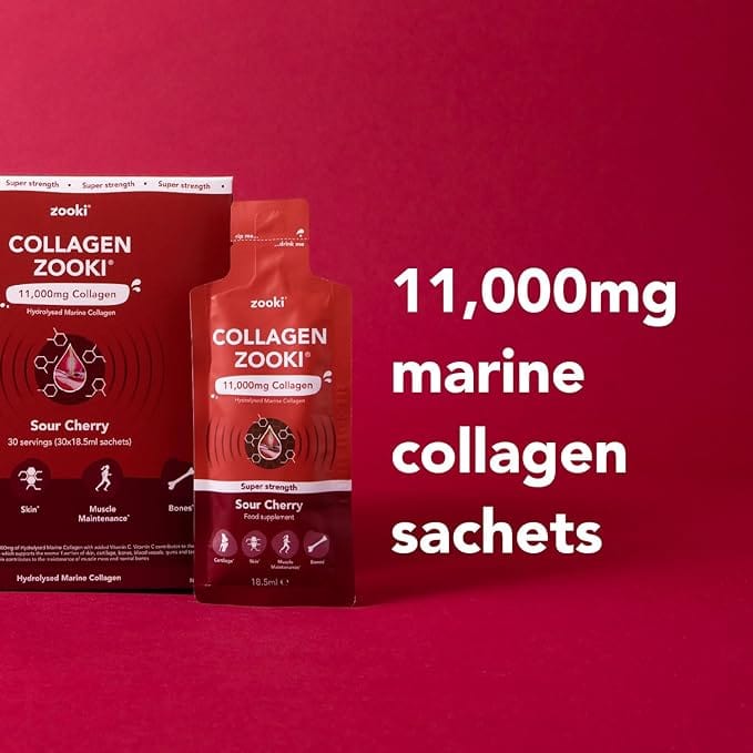 Zooki Super Strength Collagen Sour Cherry 30 Vitamins & Supplements