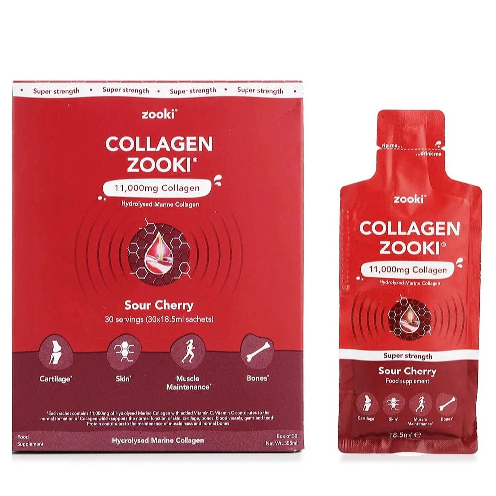 Zooki Super Strength Collagen Sour Cherry 30 Vitamins & Supplements