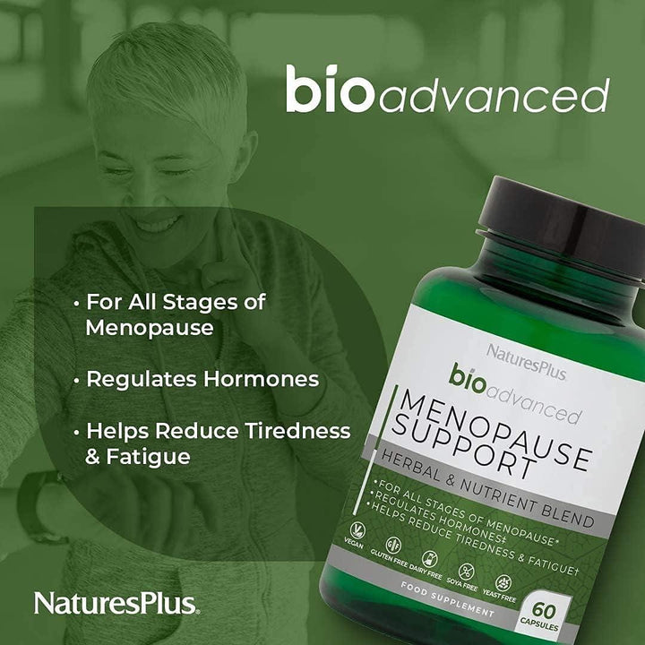 Natures Plus BioAdvanced Menopause Support 60 Capsules Womens Health Natures Plus BioAdvanced Menopause Support 60 Capsules | Women’s Menopause Support Ireland