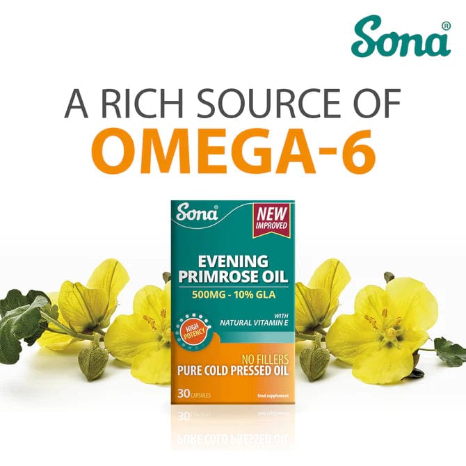 Sona Evening Primrose Oil 500mg (60) Womens Health