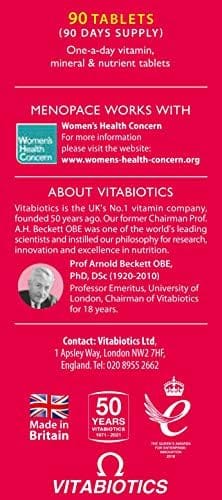 Vitabiotics Menopace Original (30) Womens Health